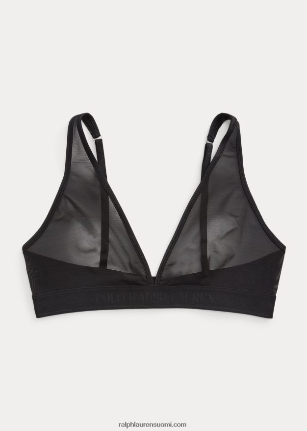 Ralph Lauren naiset verkkovuoraattomat rintaliivit 0Z24ZR3376 onyx