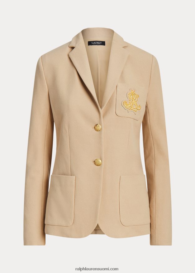 Ralph Lauren naiset jacquard bleiseri 0Z24ZR4295 koivunrusketus