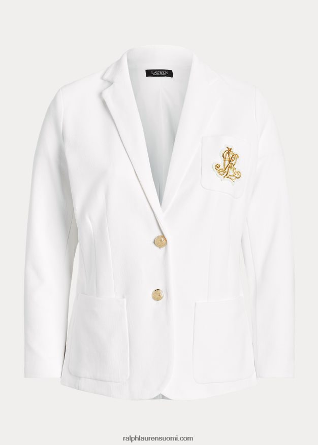 Ralph Lauren naiset jacquard bleiseri 0Z24ZR4515 valkoinen