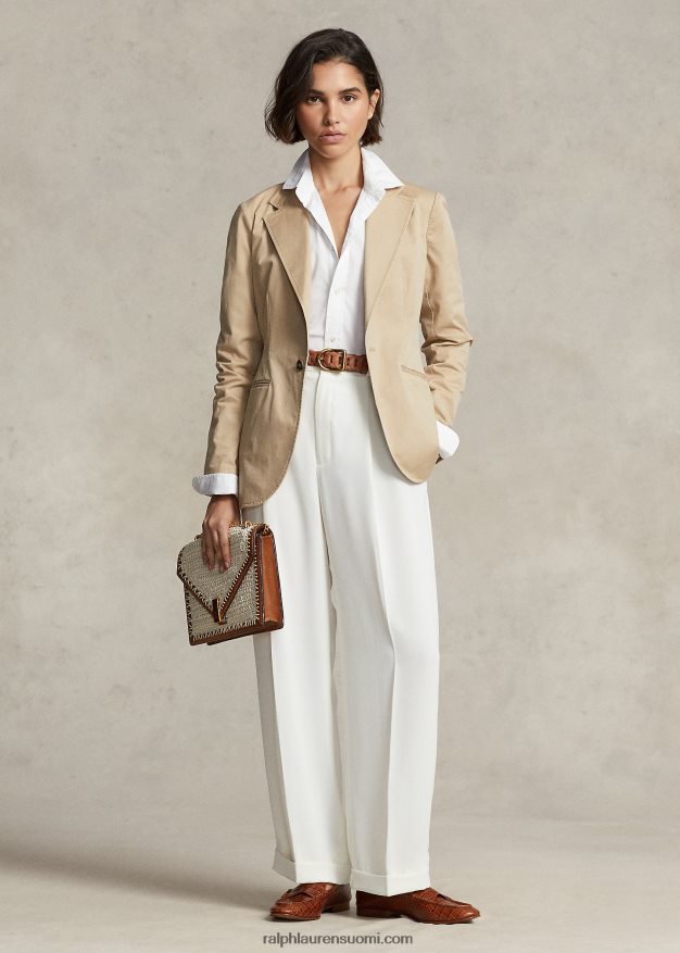 Ralph Lauren naiset joustava toimikas bleiseri 0Z24ZR3191 rusketus