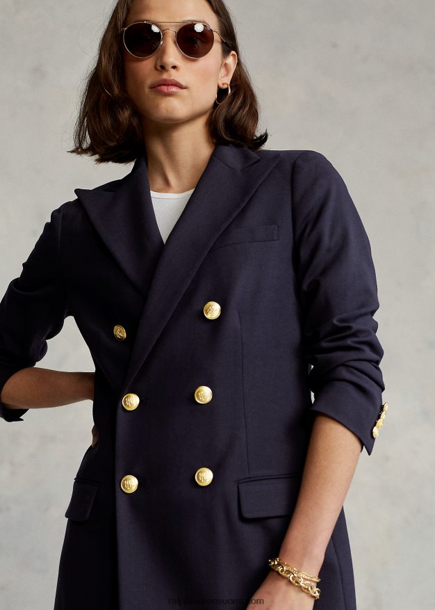 Ralph Lauren naiset kaksirivinen villableiseri 0Z24ZR4761 kokoelma laivasto