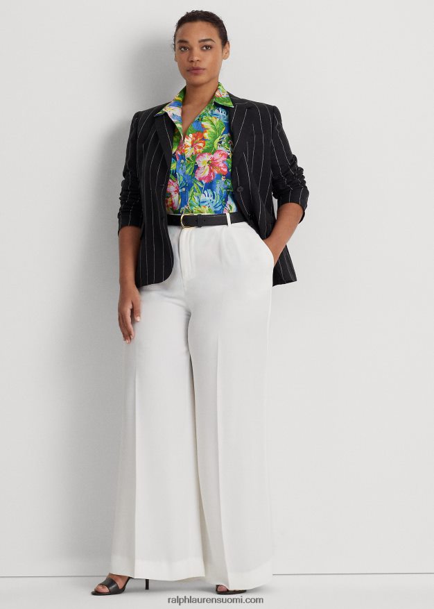 Ralph Lauren naiset neularaitainen pellavableiseri 0Z24ZR4559 musta/kerma