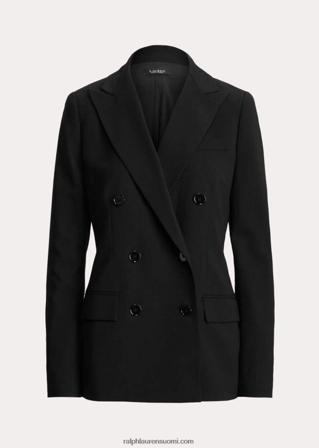 Ralph Lauren naiset villainen kreppibleiseri 0Z24ZR4191 musta