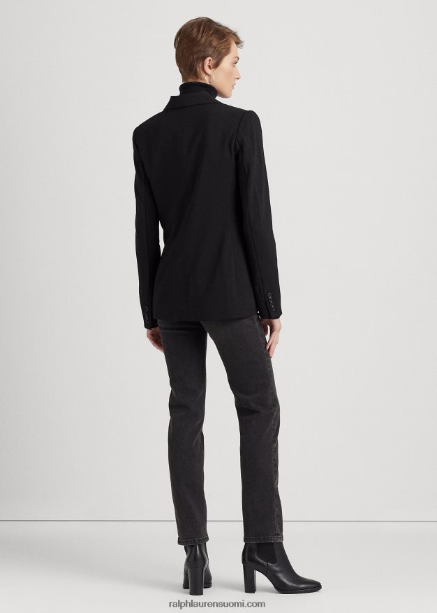 Ralph Lauren naiset villainen kreppibleiseri 0Z24ZR4191 musta