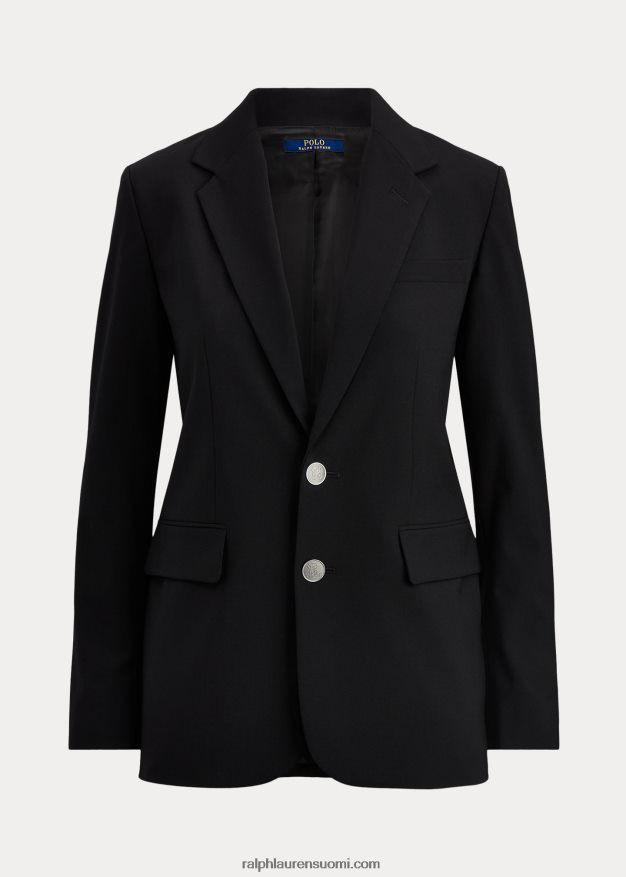 Ralph Lauren naiset villasekoitettu bleiseri 0Z24ZR4757 musta