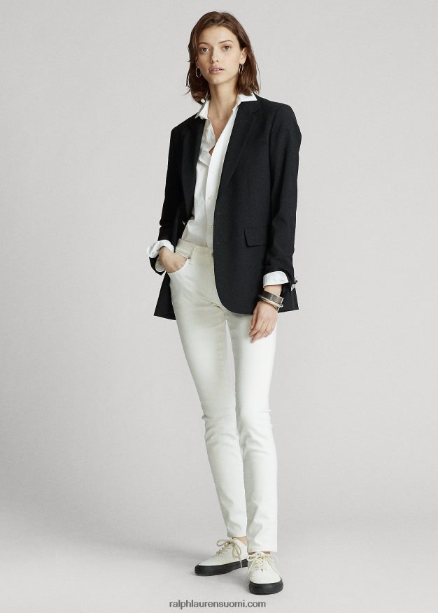 Ralph Lauren naiset villasekoitettu bleiseri 0Z24ZR4757 musta