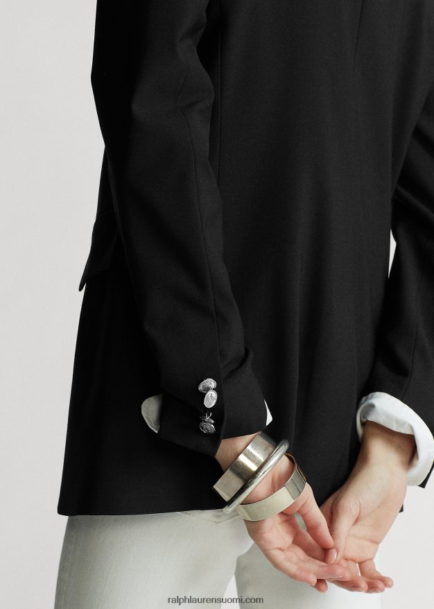 Ralph Lauren naiset villasekoitettu bleiseri 0Z24ZR4757 musta