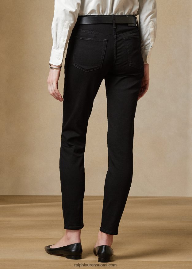 Ralph Lauren naiset 105 savukkeen farkut 0Z24ZR3585 raikas musta