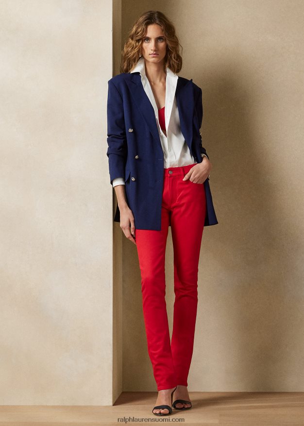 Ralph Lauren naiset 160 ohut denimfarkku 0Z24ZR3491 rouge