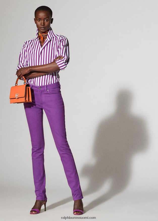 Ralph Lauren naiset 160 ohut denimfarkku 0Z24ZR3492 kirkas marja