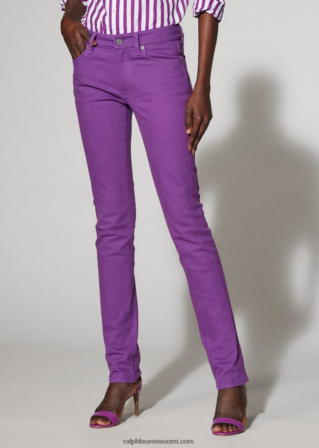 Ralph Lauren naiset 160 ohut denimfarkku 0Z24ZR3492 kirkas marja