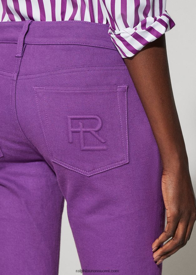 Ralph Lauren naiset 160 ohut denimfarkku 0Z24ZR3492 kirkas marja