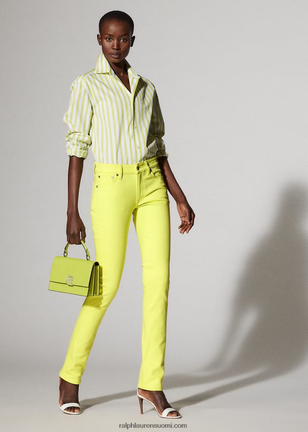 Ralph Lauren naiset 160 ohut denimfarkku 0Z24ZR3493 sitruuna