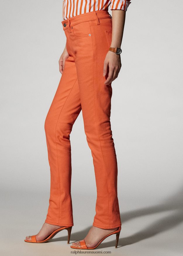 Ralph Lauren naiset 160 ohut denimfarkku 0Z24ZR3495 unikon appelsiini