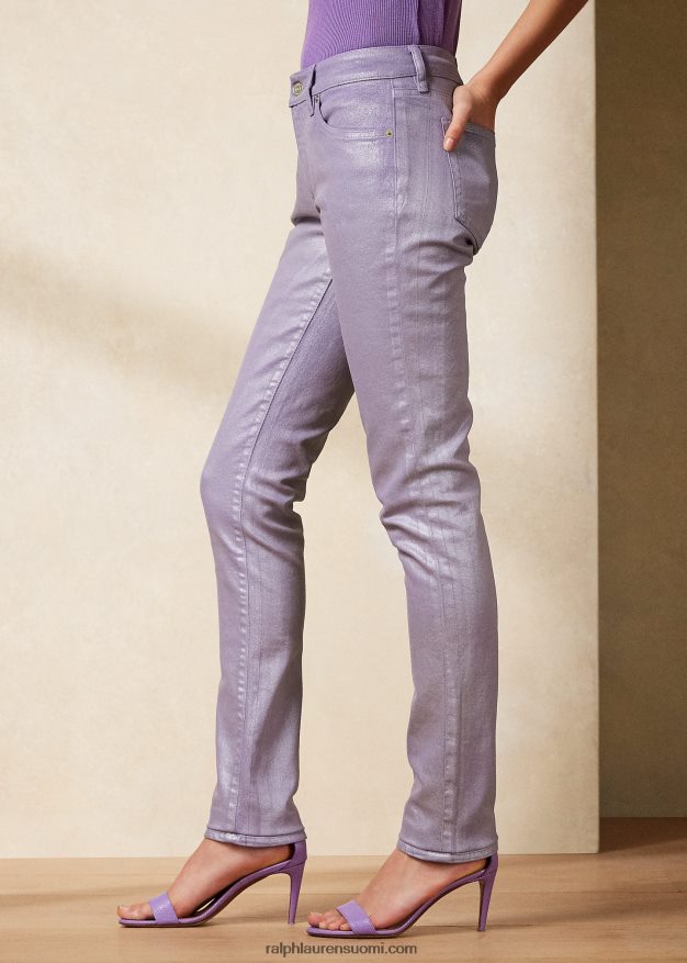 Ralph Lauren naiset 160 ohut denimfarkku 0Z24ZR3576 liila