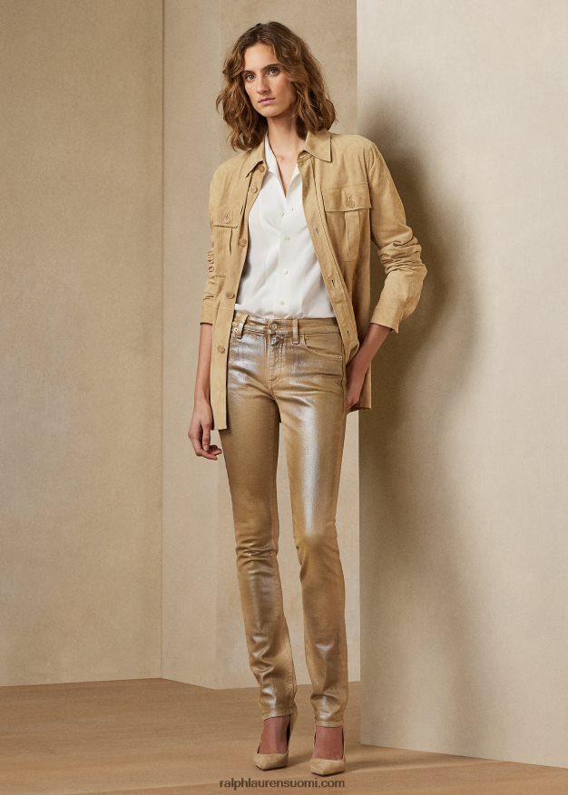 Ralph Lauren naiset 160 ohut denimfarkku 0Z24ZR9269 hunaja