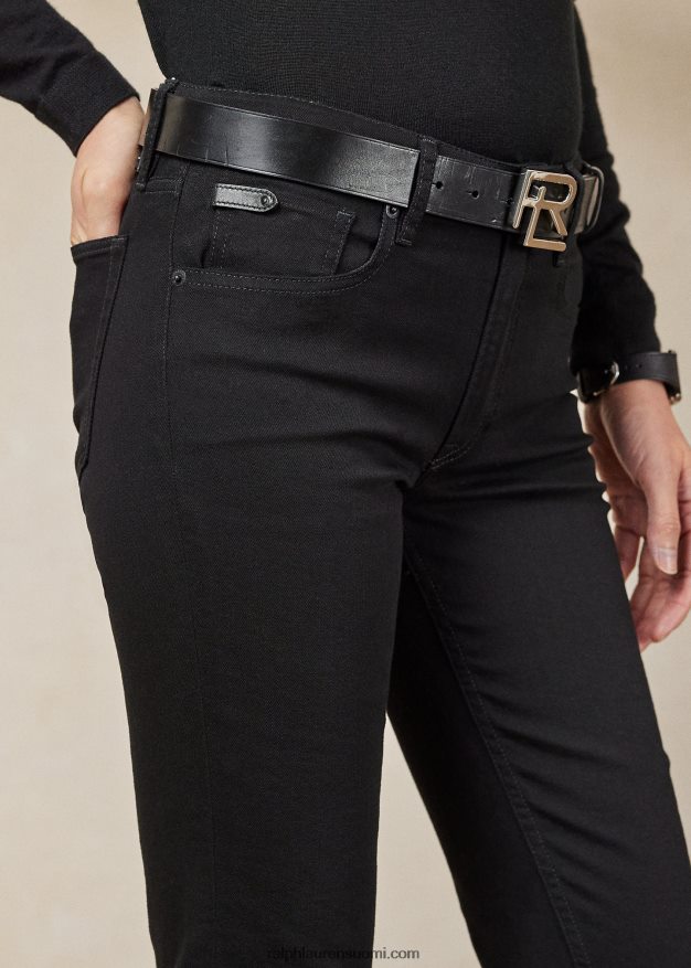 Ralph Lauren naiset 400 tulitikullinen farkku 0Z24ZR9358 raikas musta