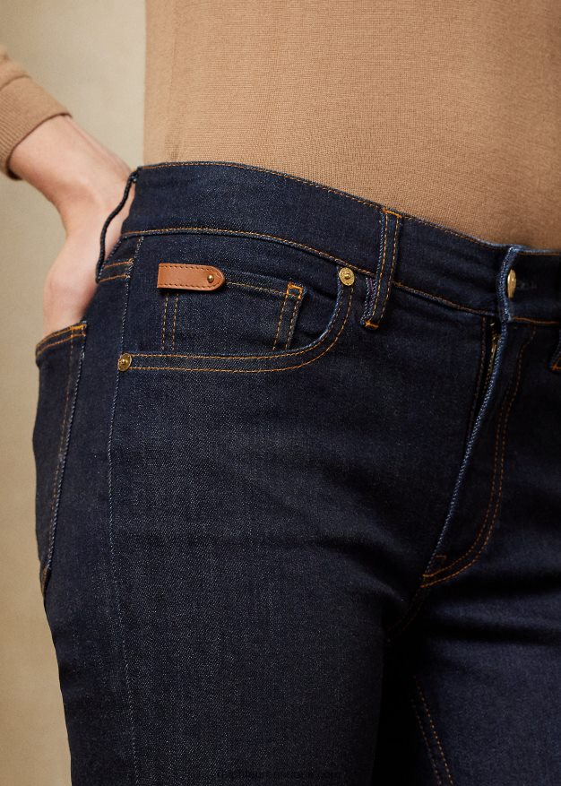 Ralph Lauren naiset 400 tulitikullinen farkku 0Z24ZR9359 keisarillinen huuhtelu