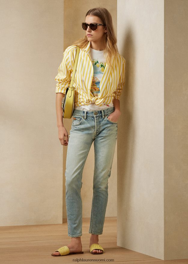 Ralph Lauren naiset 750 suora nilkkafarkku 0Z24ZR9312 vaalea westbury