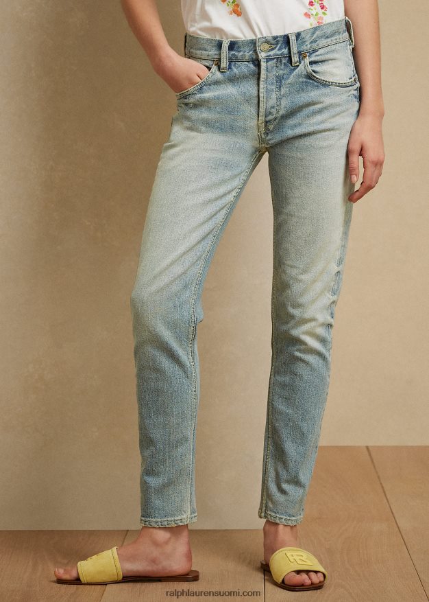 Ralph Lauren naiset 750 suora nilkkafarkku 0Z24ZR9312 vaalea westbury