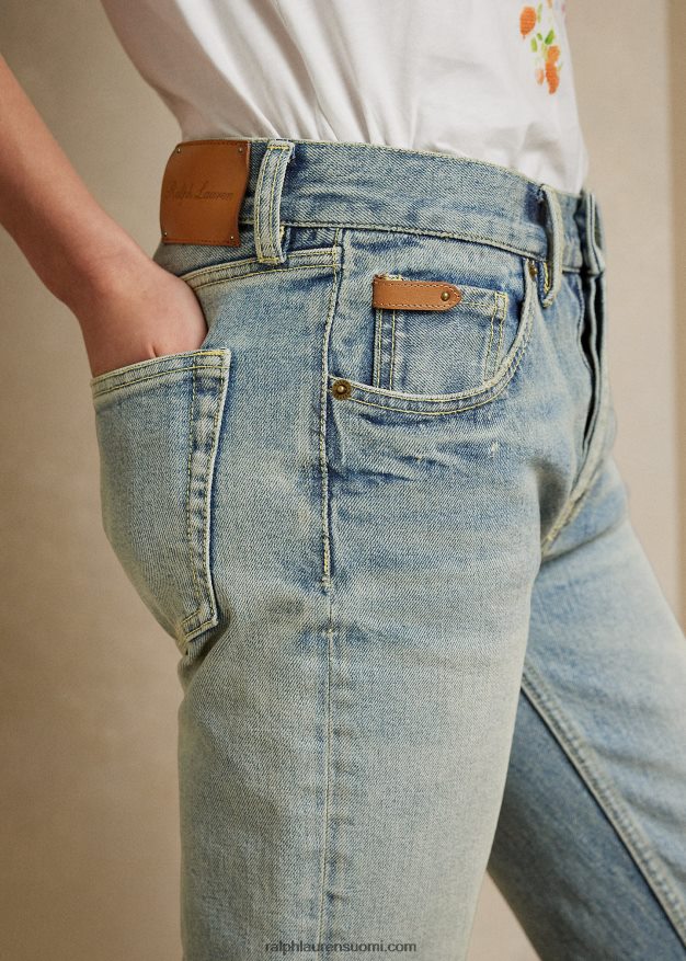 Ralph Lauren naiset 750 suora nilkkafarkku 0Z24ZR9312 vaalea westbury