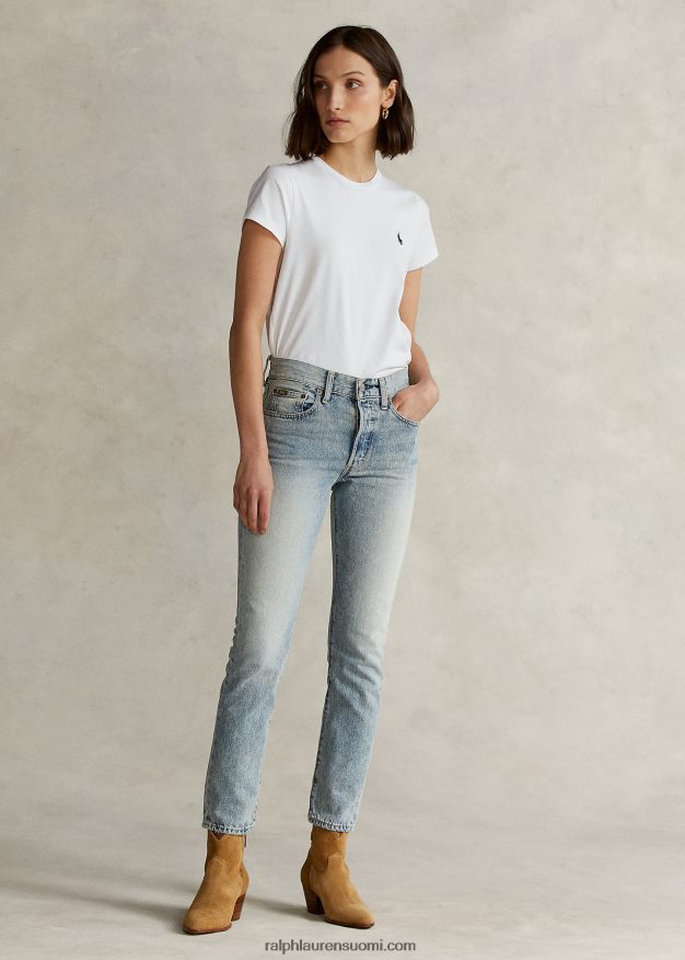 Ralph Lauren naiset callen high-rise slim jean 0Z24ZR3355 vaalea indigo