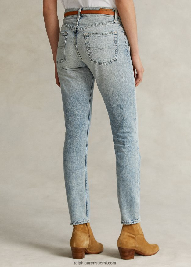 Ralph Lauren naiset callen high-rise slim jean 0Z24ZR3355 vaalea indigo
