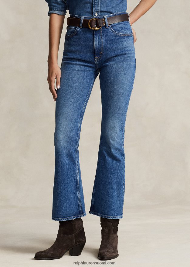 Ralph Lauren naiset crop flare -farkku 0Z24ZR2884 Persei pesu