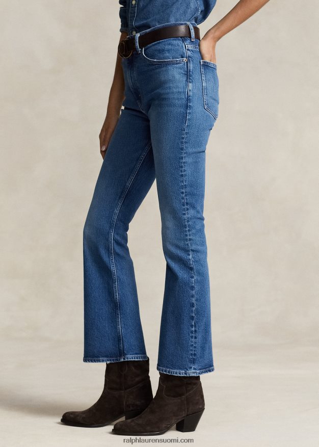 Ralph Lauren naiset crop flare -farkku 0Z24ZR2884 Persei pesu