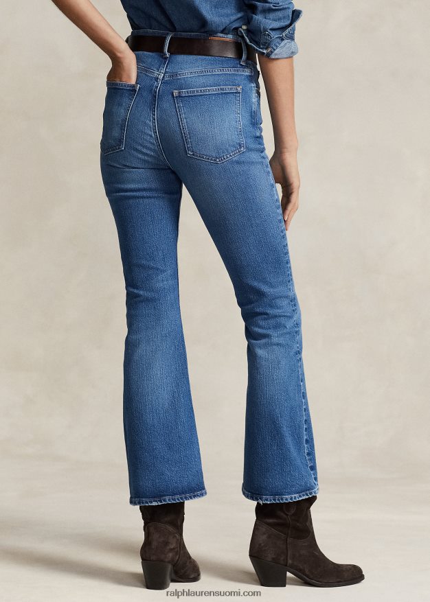 Ralph Lauren naiset crop flare -farkku 0Z24ZR2884 Persei pesu