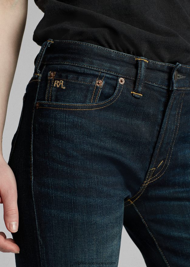 Ralph Lauren naiset joustava skinny farkku 0Z24ZR9149 sidneyn pesu