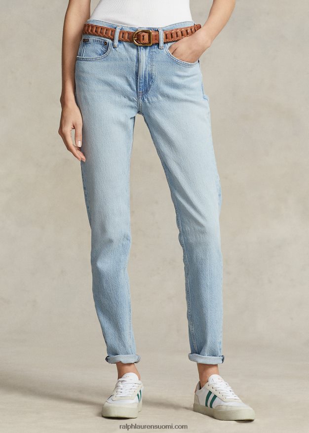 Ralph Lauren naiset keskikorkea skinny farkku 0Z24ZR9191 dulah pesu