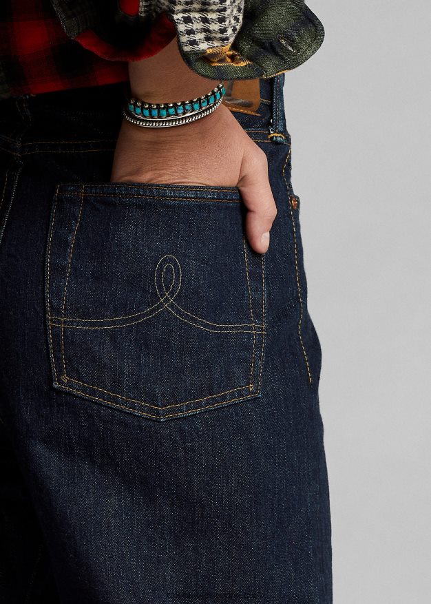 Ralph Lauren naiset korkea poika istuva farkku 0Z24ZR9146 huuhtele