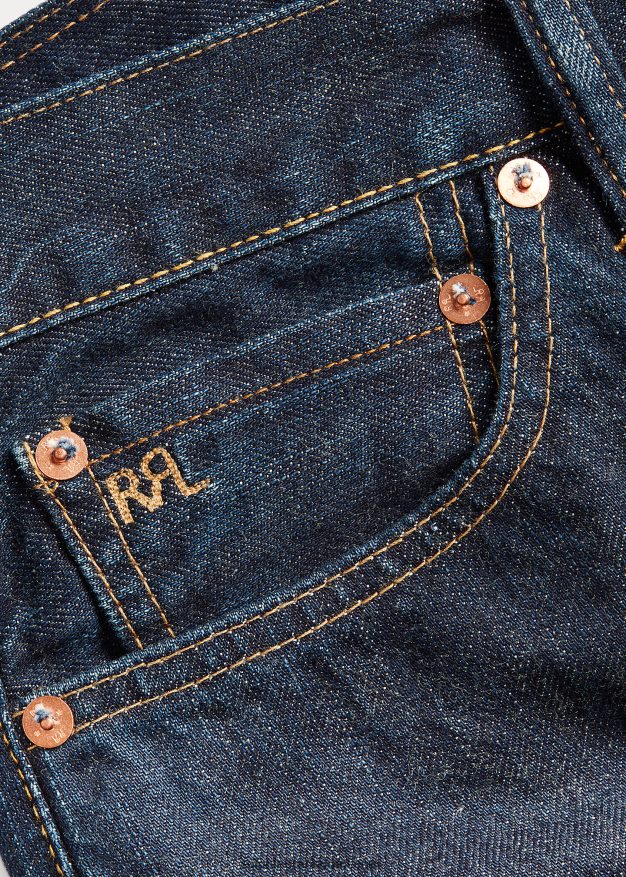 Ralph Lauren naiset korkea poika istuva farkku 0Z24ZR9146 huuhtele