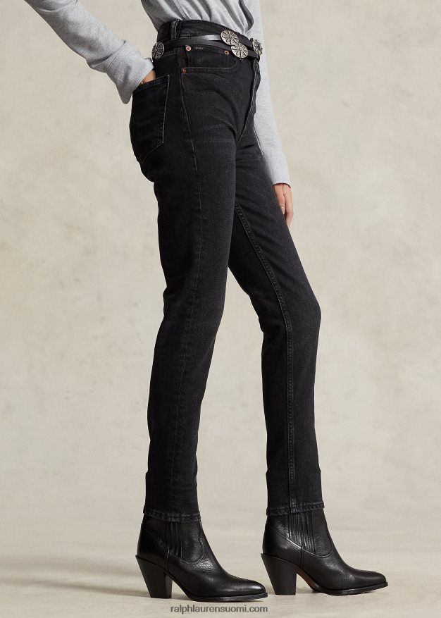 Ralph Lauren naiset korkeakorkoinen skinny farkku 0Z24ZR3172 parker pesu