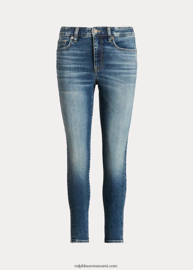 Ralph Lauren naiset korkealla kohoava kapea nilkkafarkku 0Z24ZR4196 perinnöllinen pesu