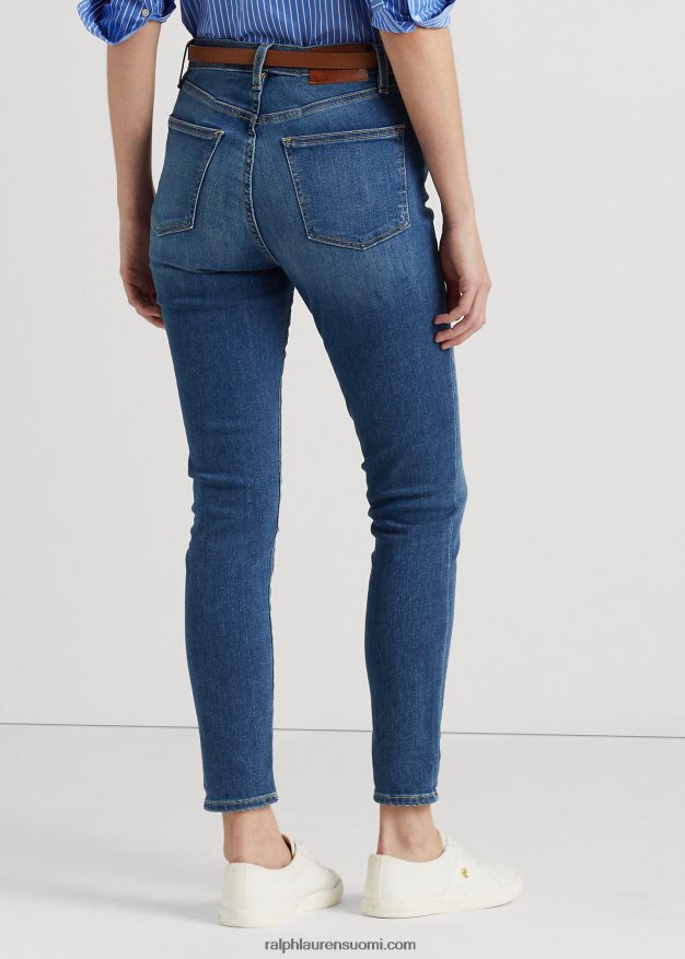Ralph Lauren naiset korkealla kohoava kapea nilkkafarkku 0Z24ZR4196 perinnöllinen pesu
