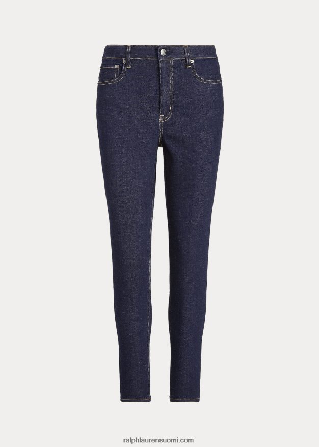 Ralph Lauren naiset korkealla kohoava kapea nilkkafarkku 0Z24ZR4197 huuhtele pesu