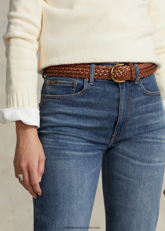 Ralph Lauren naiset korkeat suorat farkut 0Z24ZR2883 telesto pesu