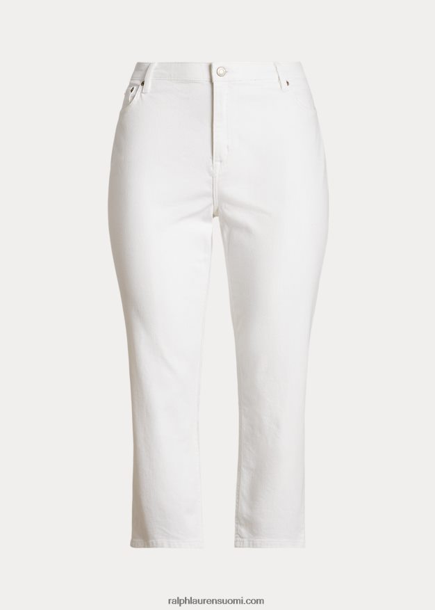 Ralph Lauren naiset korkeat suorat nilkkafarkut 0Z24ZR4717 valkoinen pesu