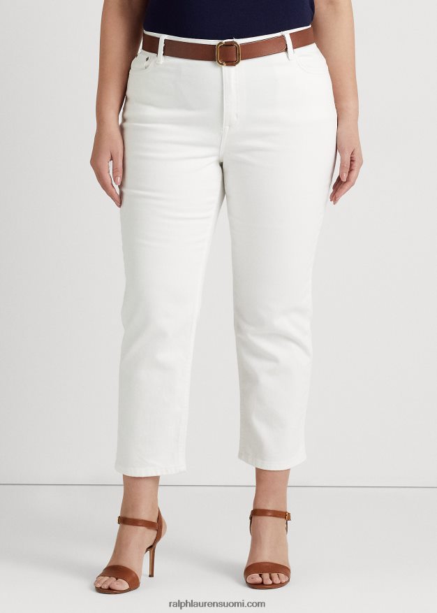 Ralph Lauren naiset korkeat suorat nilkkafarkut 0Z24ZR4717 valkoinen pesu