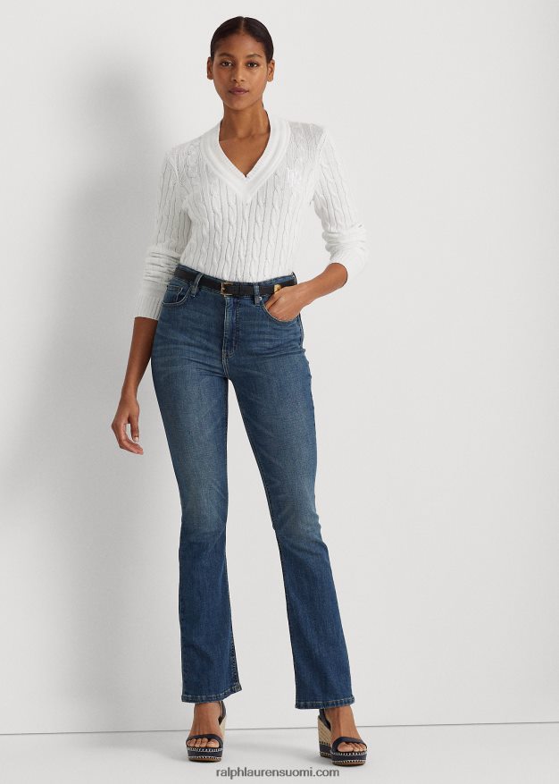 Ralph Lauren naiset korkeatasoinen farkku 0Z24ZR4175 rangeland pesu