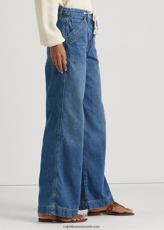 Ralph Lauren naiset leveälahkeinen farkku 0Z24ZR9548 rangeland pesu