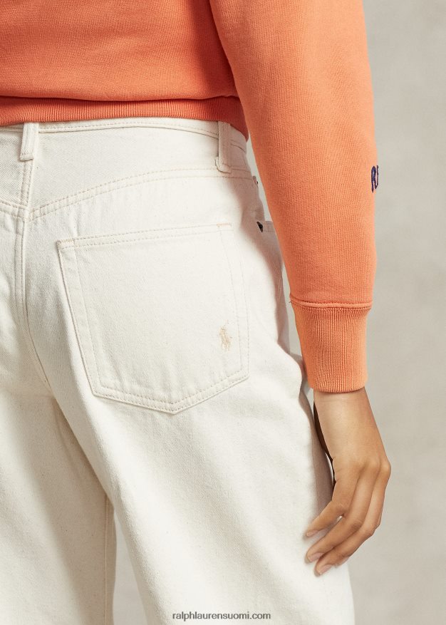 Ralph Lauren naiset leveälahkeinen lyhennetty farkku 0Z24ZR3084 alsephina pesu