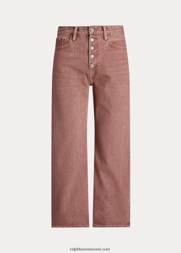 Ralph Lauren naiset leveälahkeinen lyhennetty farkku 0Z24ZR3215 mimas pesu