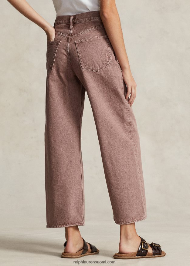 Ralph Lauren naiset leveälahkeinen lyhennetty farkku 0Z24ZR3215 mimas pesu