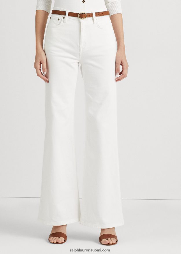 Ralph Lauren naiset levenevä korkea kerrosfarkku 0Z24ZR9448 valkoinen pesu