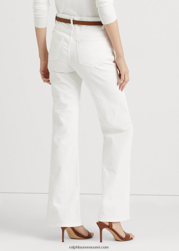 Ralph Lauren naiset levenevä korkea kerrosfarkku 0Z24ZR9448 valkoinen pesu