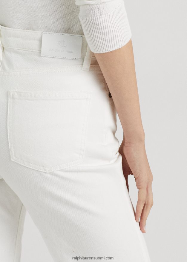 Ralph Lauren naiset levenevä korkea kerrosfarkku 0Z24ZR9448 valkoinen pesu