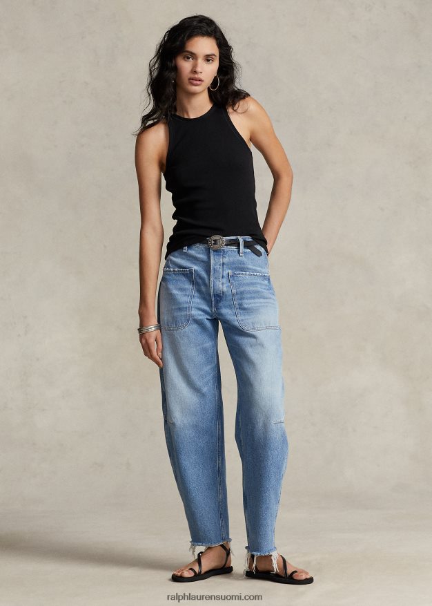 Ralph Lauren naiset porkkana farkku 0Z24ZR3036 draava pesu